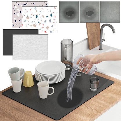 Absorbent Draining Mat for Maximum Moisture Control and Safety - Luxemir Store