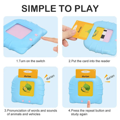 Talking Flash Cards Educational Toy for Kids - Luxemir Store