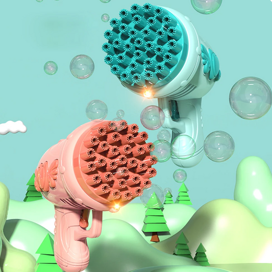 32 Holes Bubble Gun – Fun, Colorful Bubble Blaster for Kids and Adults - Luxemir Store