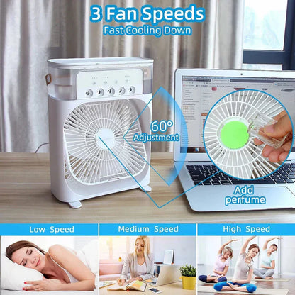 Mini Portable USB Fan Compact Air Cooling Solution for Anywhere Comfort - Luxemir Store