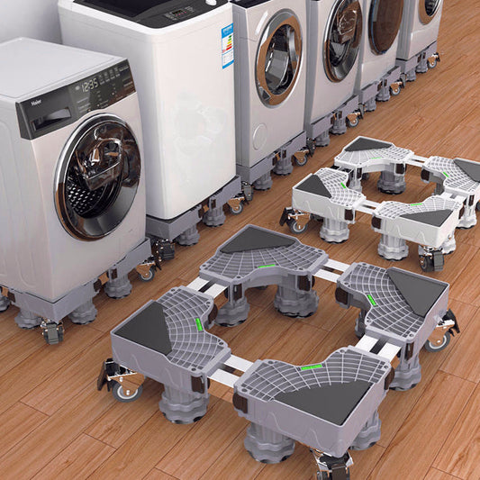 Adjustable Washing Machine Stand Sturdy Mobile Base with Wheels - Luxemir Store