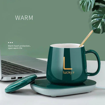 Electric Coffee Warmer with Adjustable Temperature for Perfectly Warmed Beverages - Luxemir Store