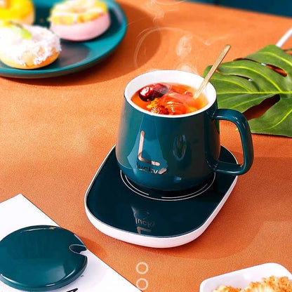 Electric Coffee Warmer with Adjustable Temperature for Perfectly Warmed Beverages - Luxemir Store