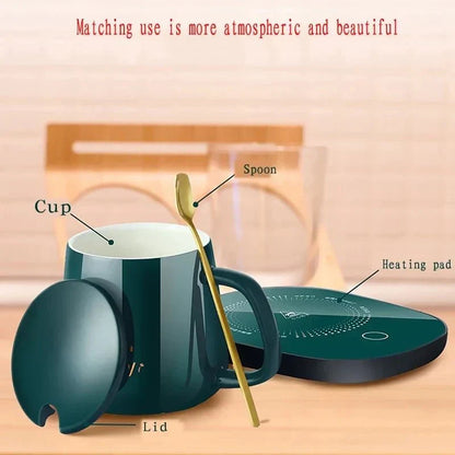 Electric Coffee Warmer with Adjustable Temperature for Perfectly Warmed Beverages - Luxemir Store