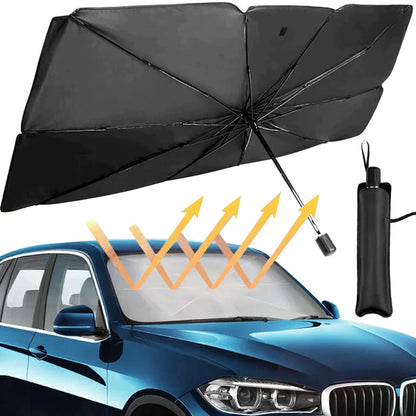 Foldable Car Sun Shade Umbrella - Portable UV Protection for Your Vehicle - Luxemir Store