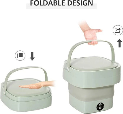 Foldable Mini Washing Machine for Easy Washing in Compact Spaces - Luxemir Store