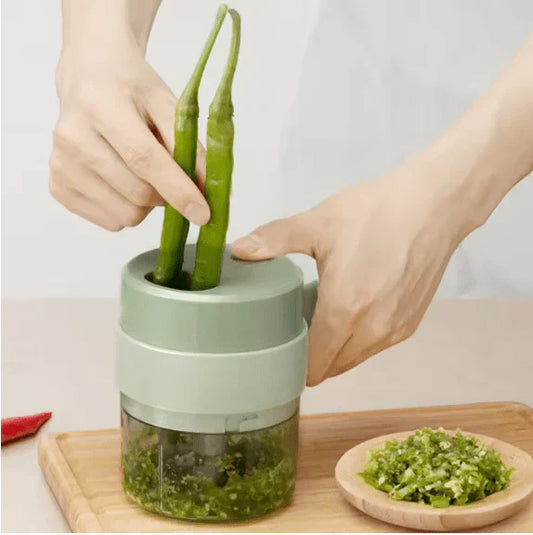 Household Multifunctional Wireless Electric Garlic Masher for Effortless Cooking - Luxemir Store