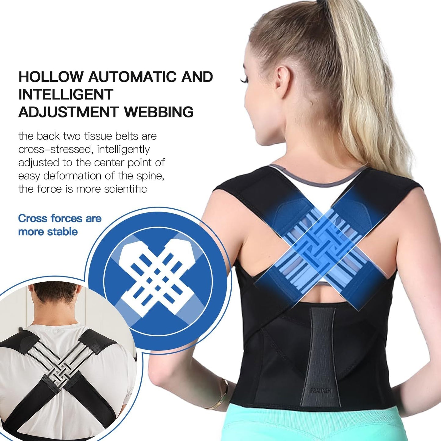 Shoulder Posture Corrector for Back Alignment and Comfort - Luxemir Store