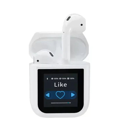 Smart LED Display Earbuds for Enhanced Audio Experience - Luxemir Store